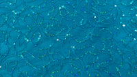 Stretch Lace Belle Sequin Teal