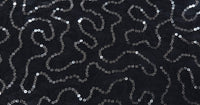 Stretch Lace Belle Sequin Black
