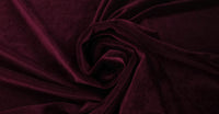 One Way Stretch Velvet Bordeaux