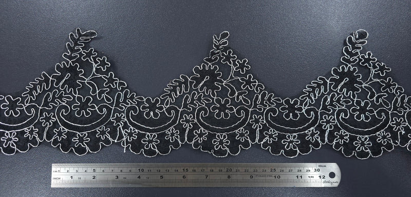 Corded Trim Elegance Silver