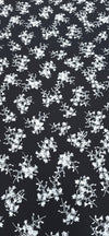 Woven Stretch Polyester Monochrome Blooms