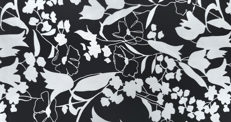 Woven Stretch Polyester Monochrome Fantasia