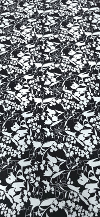 Woven Stretch Polyester Monochrome Fantasia