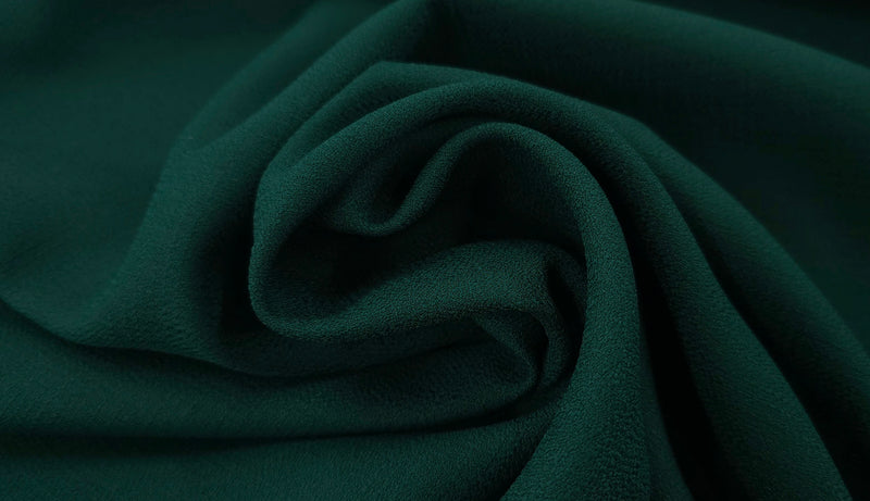 Linen Look Polyester Dark Green