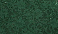 Sequinned Lace Dainty Green