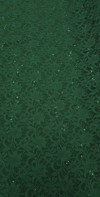 Sequinned Lace Dainty Green