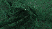 Sequinned Lace Dainty Green