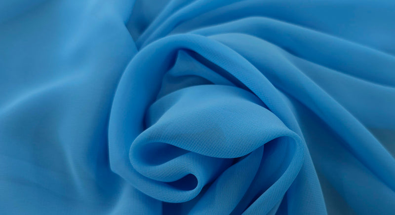Hi Multi Chiffon Azure Blue