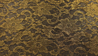 Metallic Gold Fanciful Lace