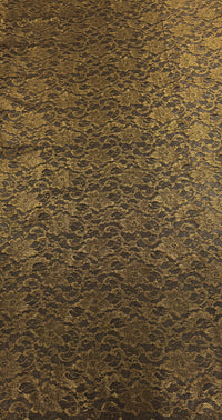 Metallic Gold Fanciful Lace