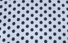 Printed Polyester White Polka Dots