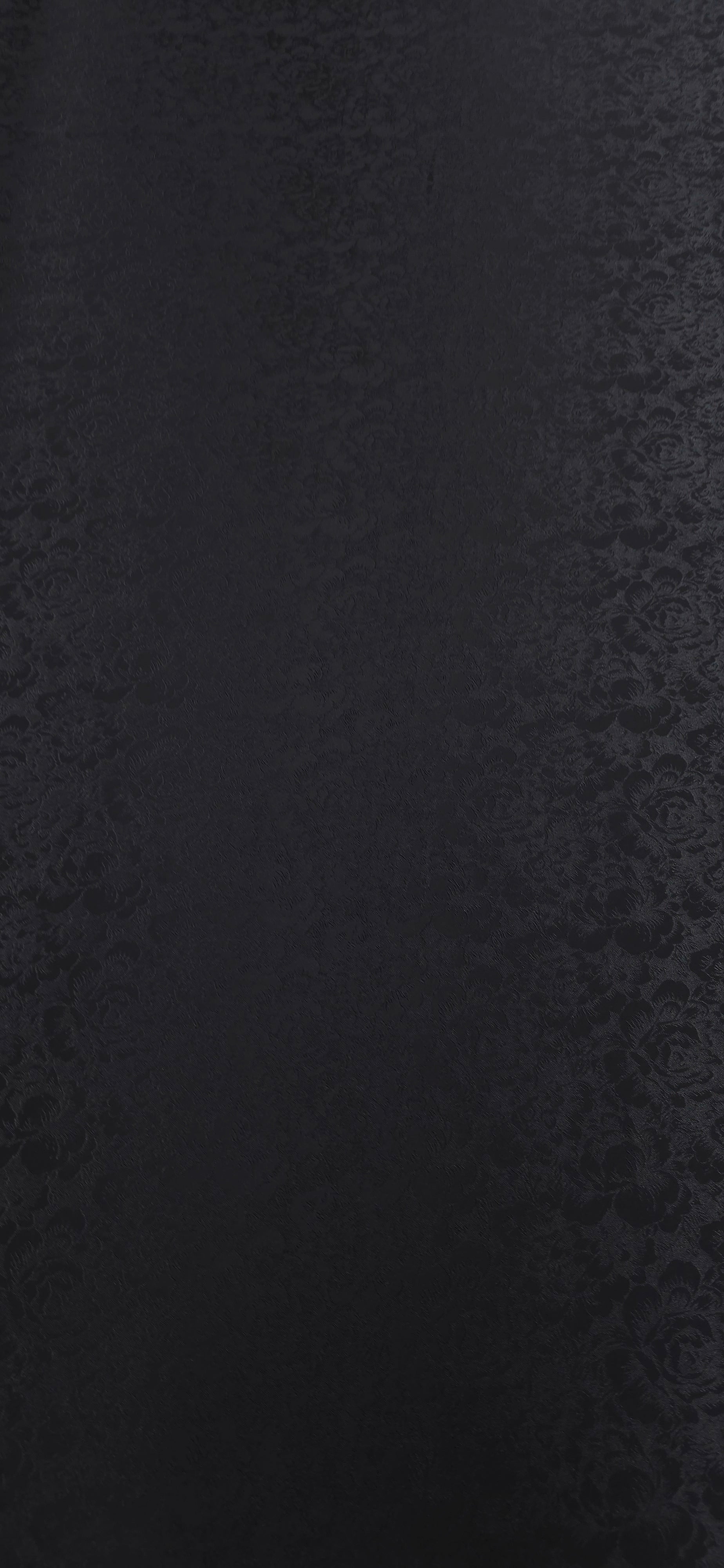 Embossed Polyester Black Bouquet