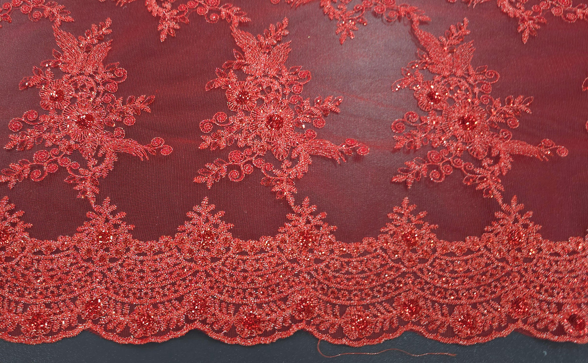 Jewel Lace Red