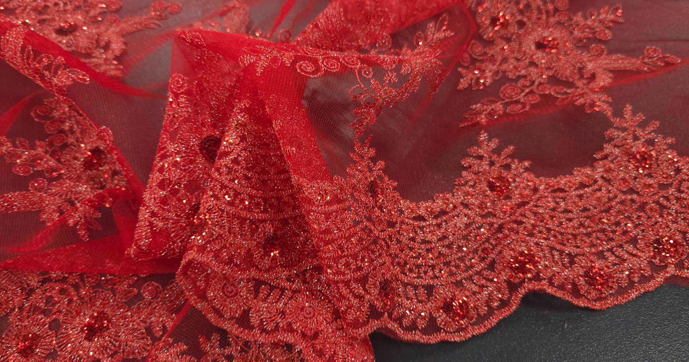 Jewel Lace Red