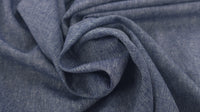 Linen Cotton Denim Blue