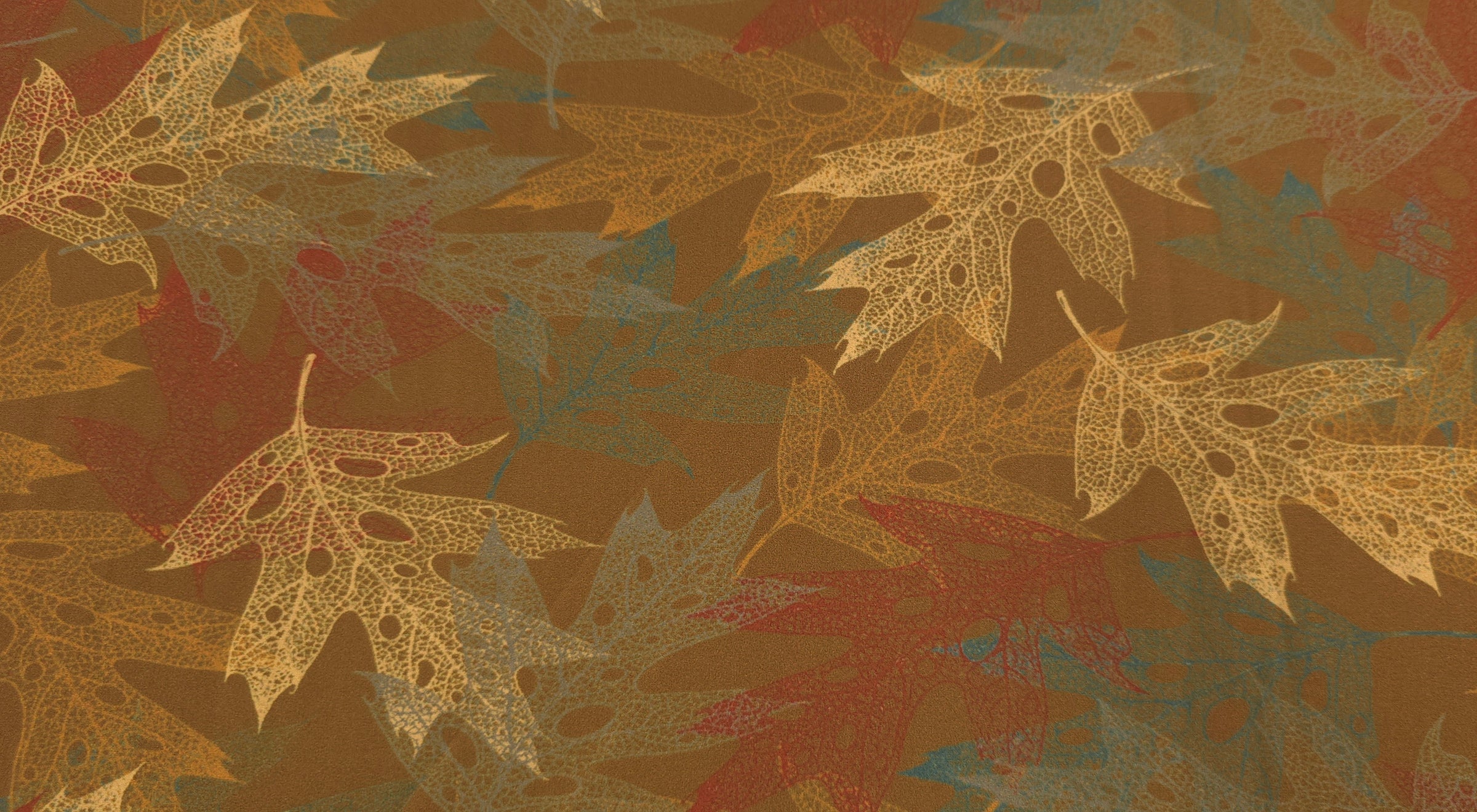 Woven Stretch Polyester Leaf Dream