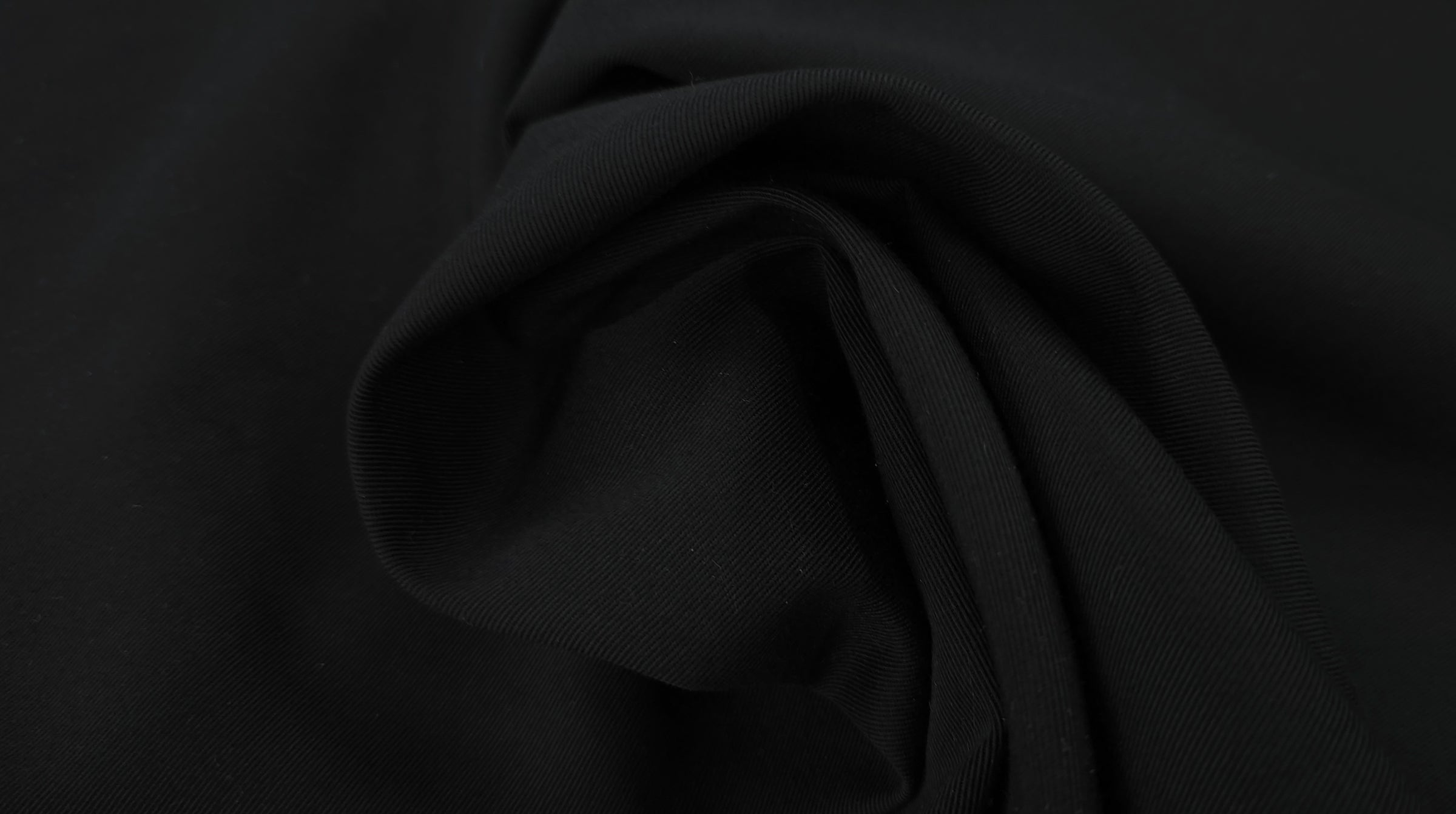 Poly Blend Suiting Black