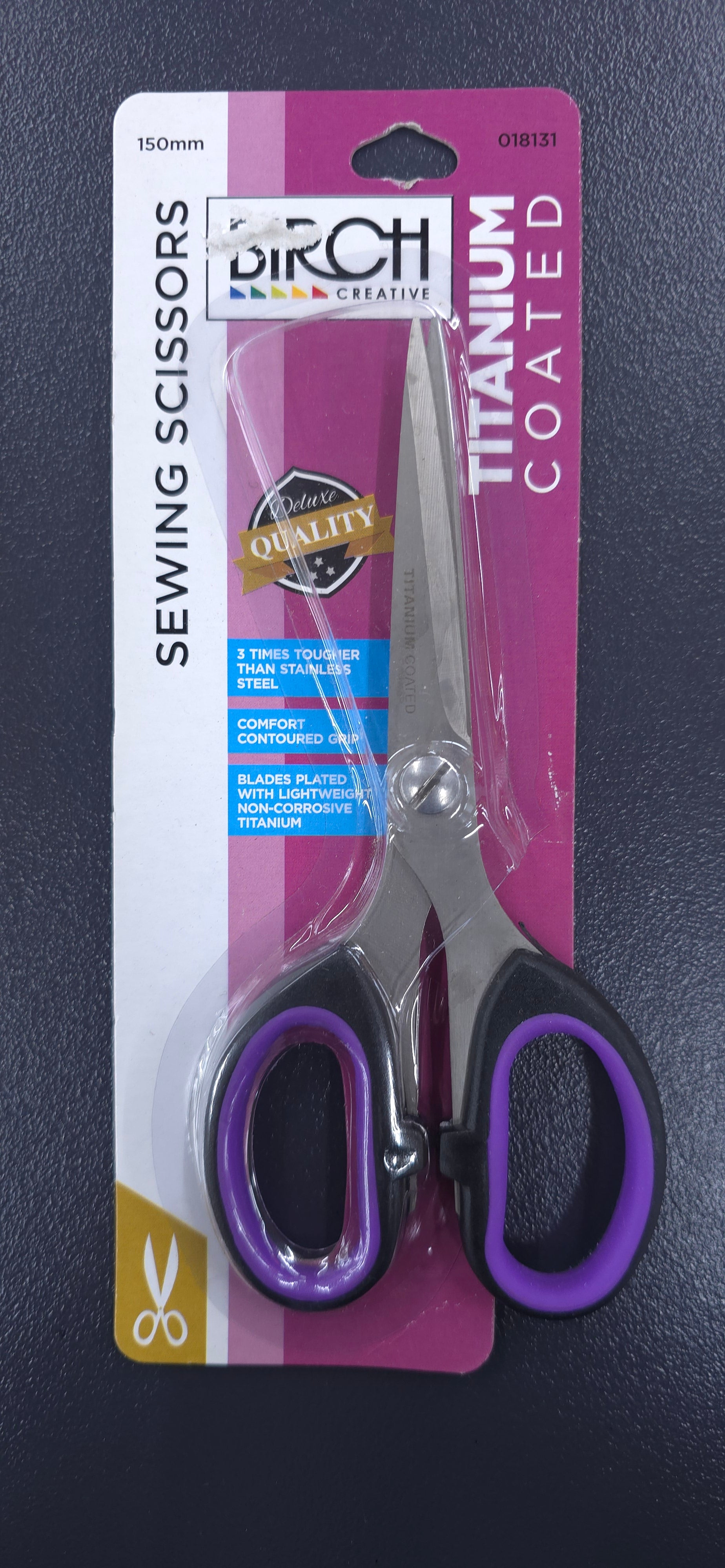 Titanium  Coated Sewing Scissors 150mm