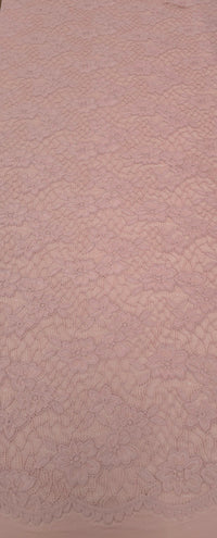 Heavy Weight Stretch Lace Blush