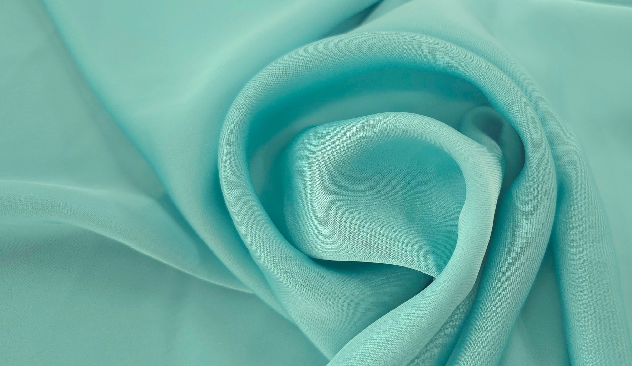 Luxe Stretch Satin Light Aqua