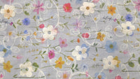 Embroidered Voile Secret Garden