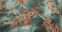 Woven Stretch Polyester Exquisite Leaves