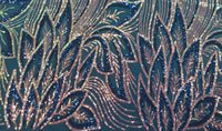 Sequinned Mesh Leaf Extravaganza