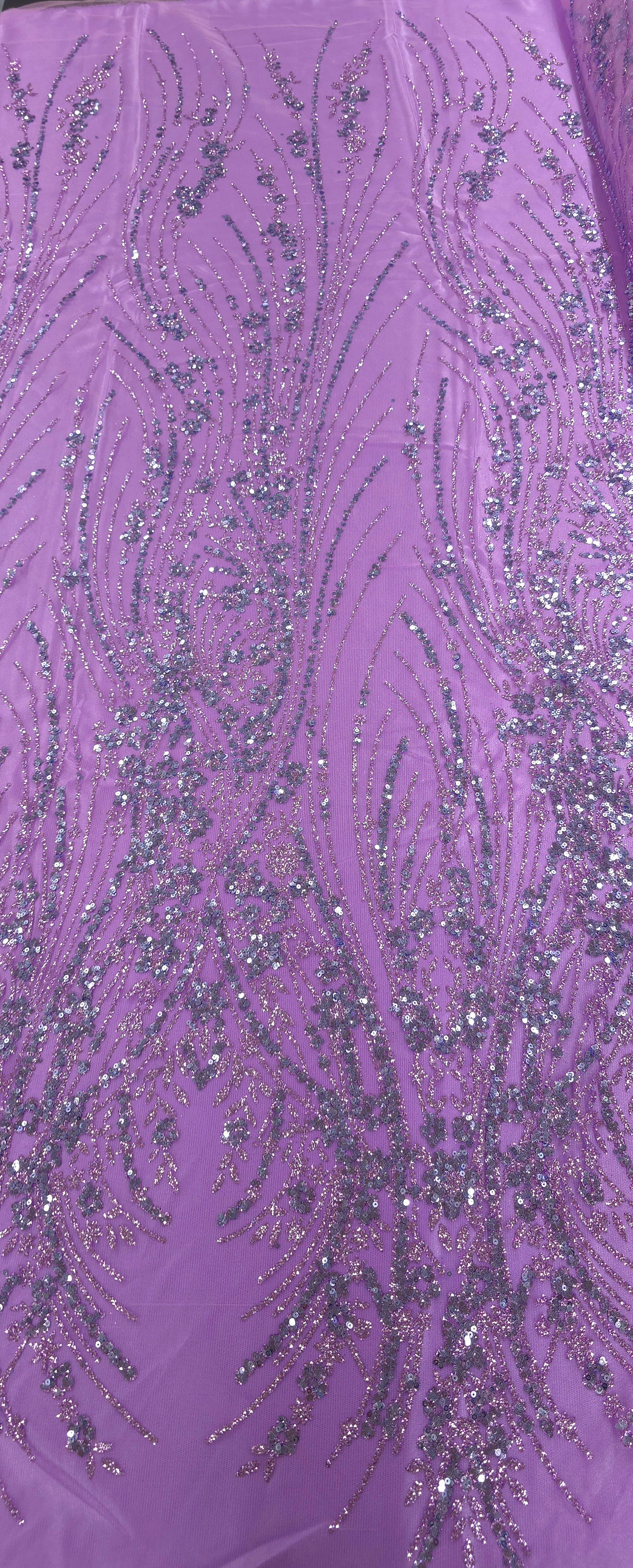 Glitter Lace Fantasia Lilac