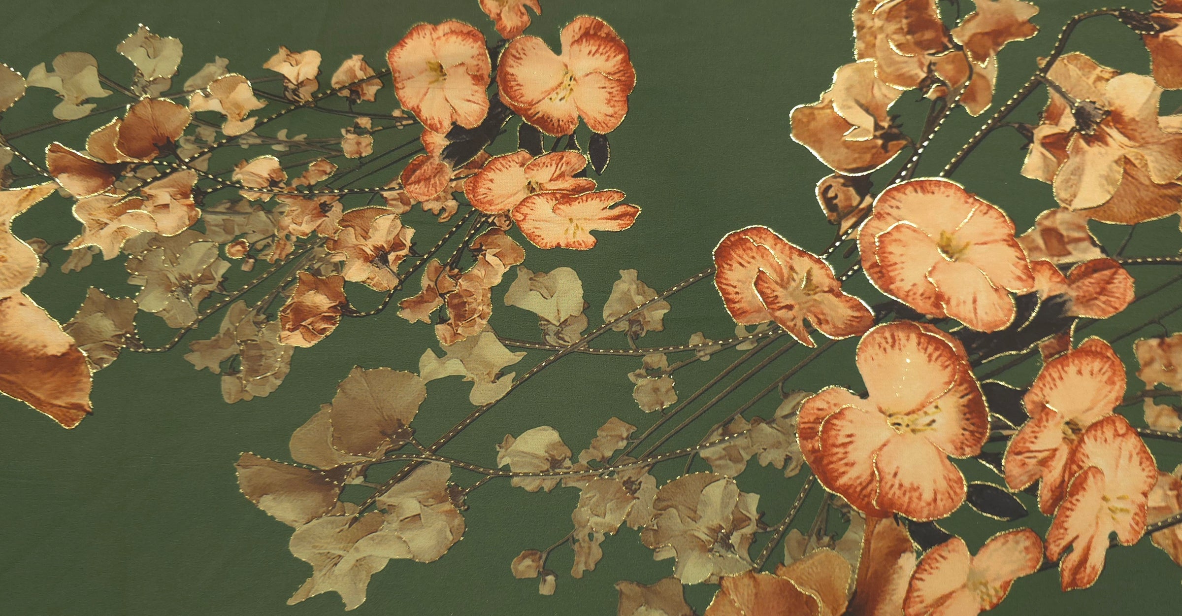 Woven Stretch Polyester Rustic Melody