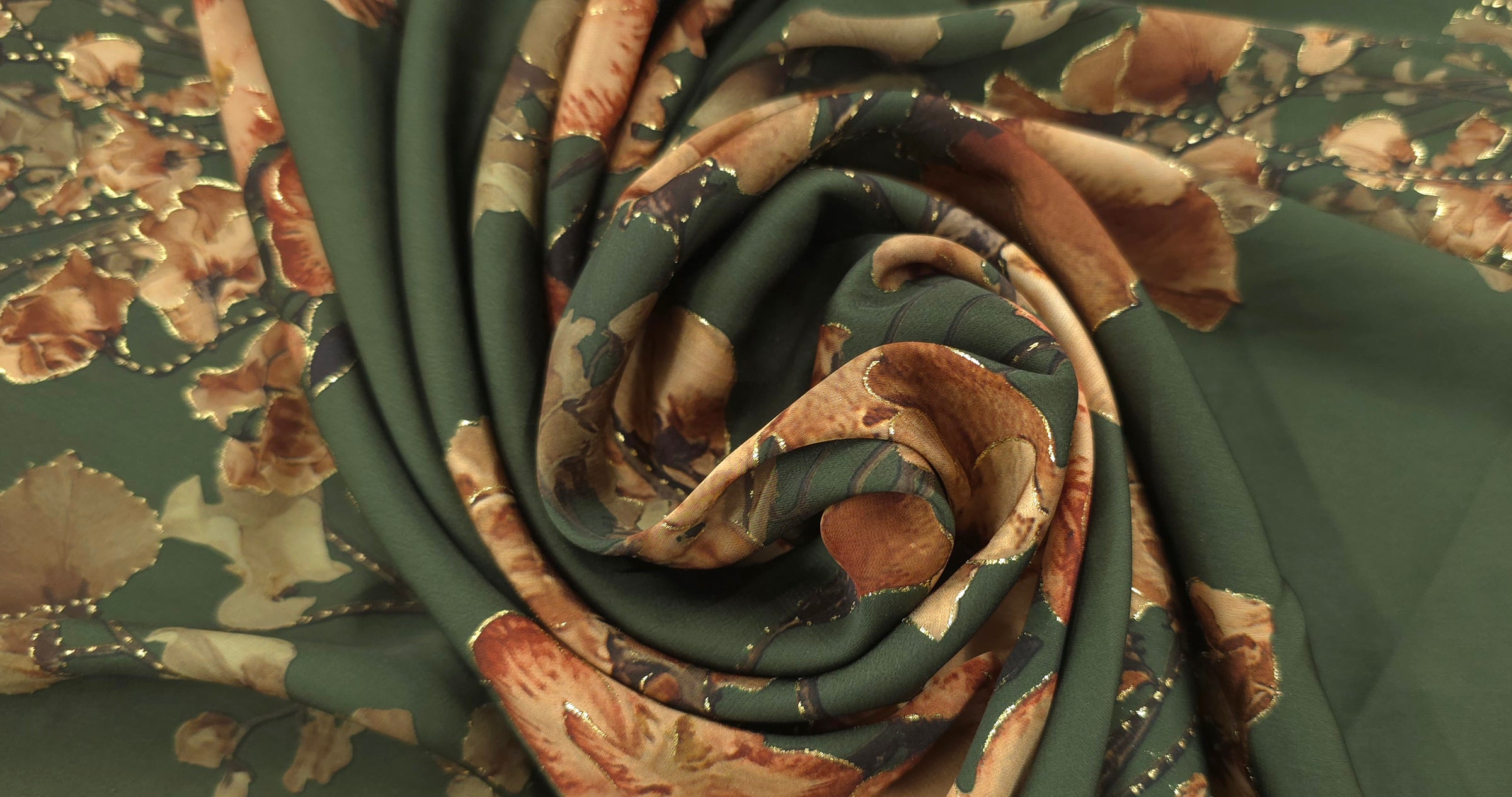 Woven Stretch Polyester Rustic Melody