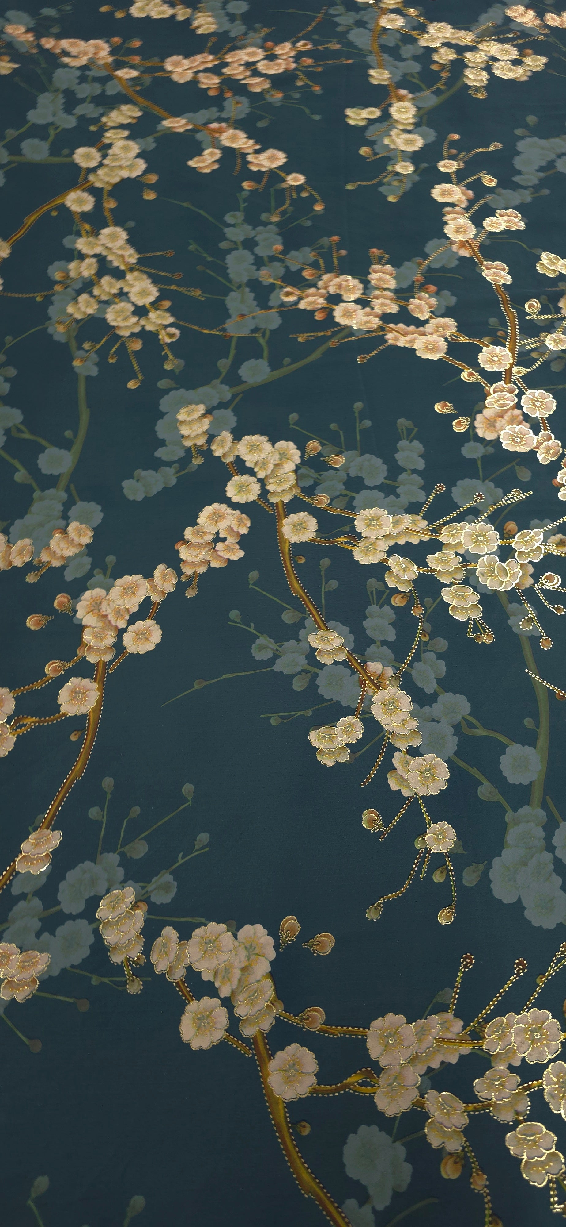 Woven Stretch Polyester Antique Bloom