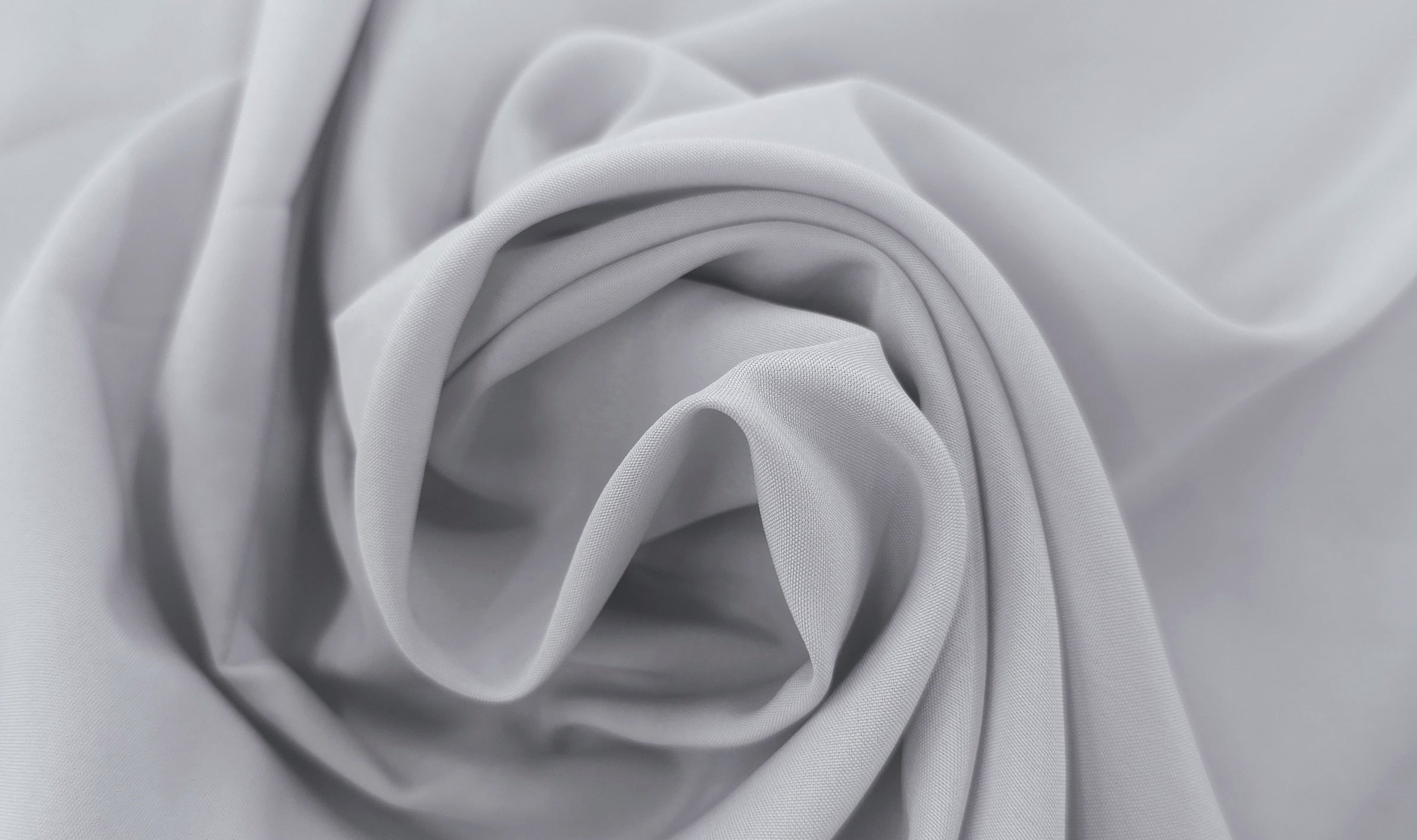 Pongee Polyester Lining Silver