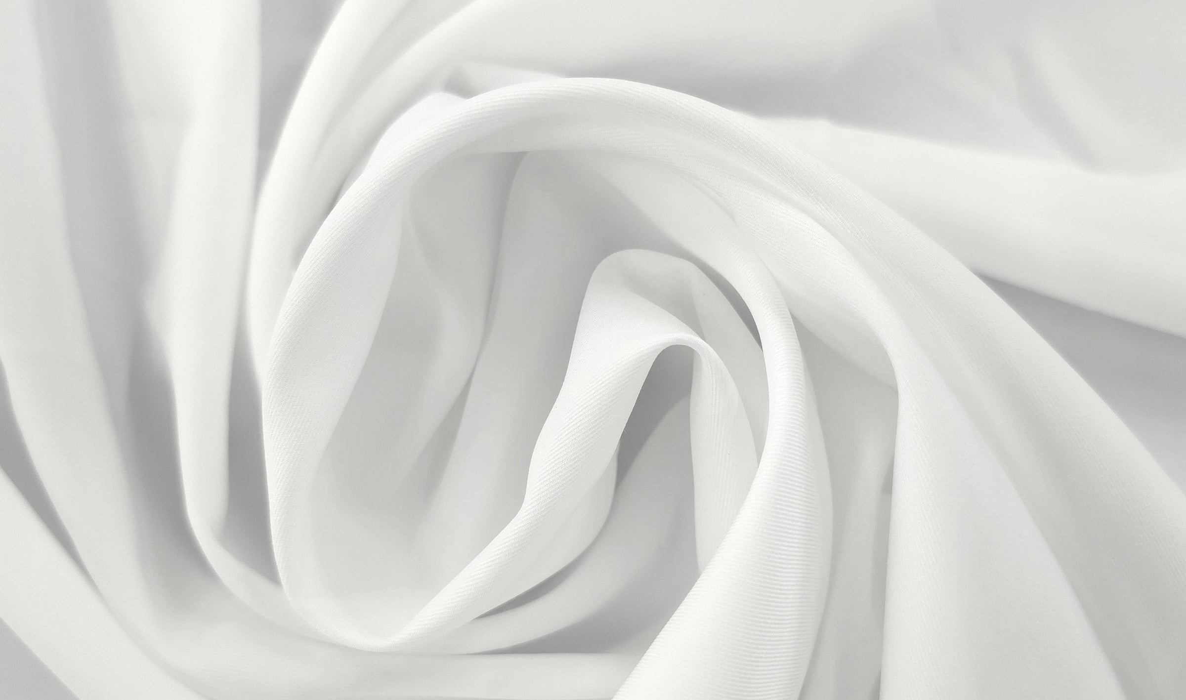 Lightweight Woven Polyester White