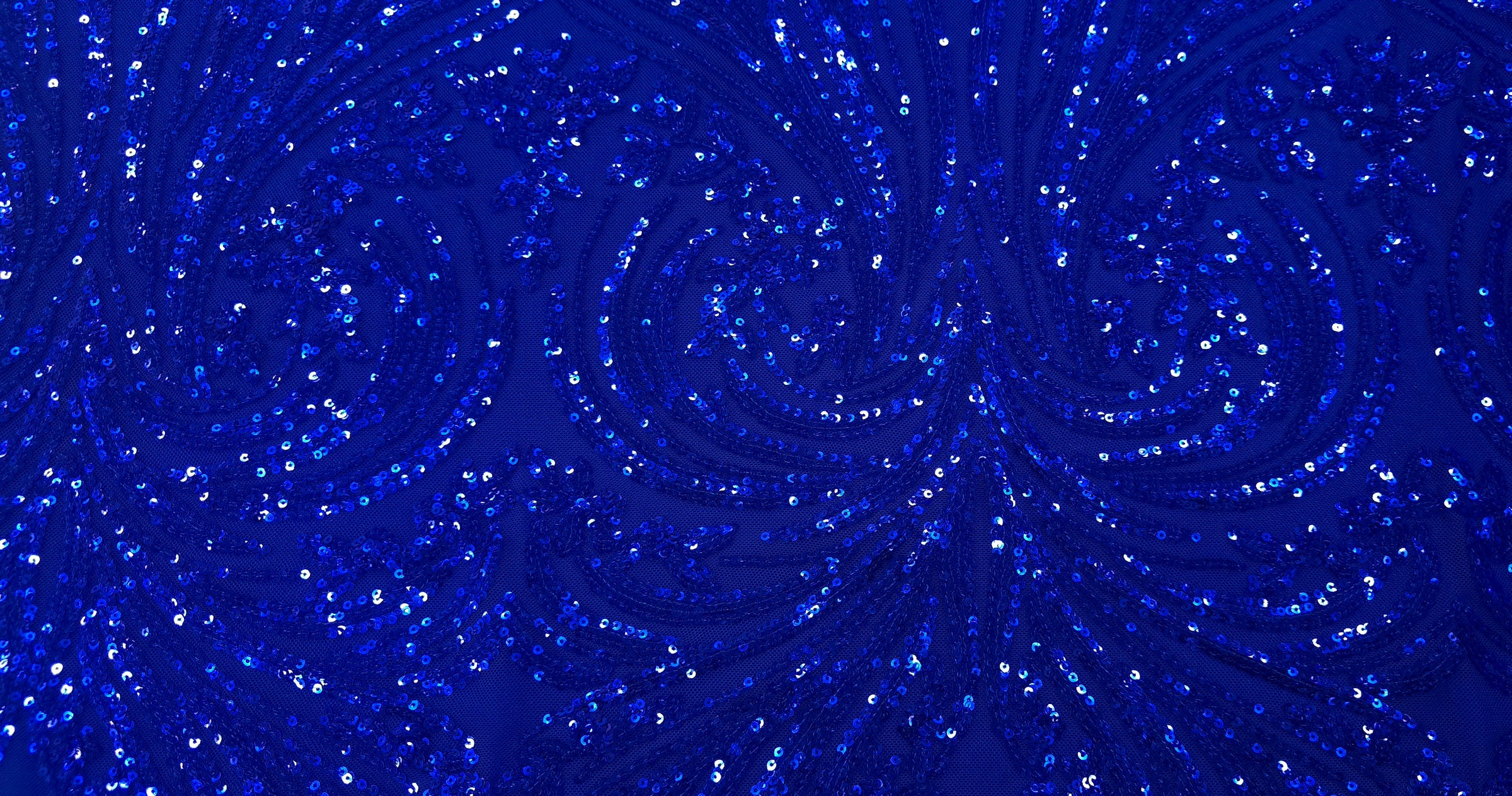 Sequinned Mesh Regal Royal