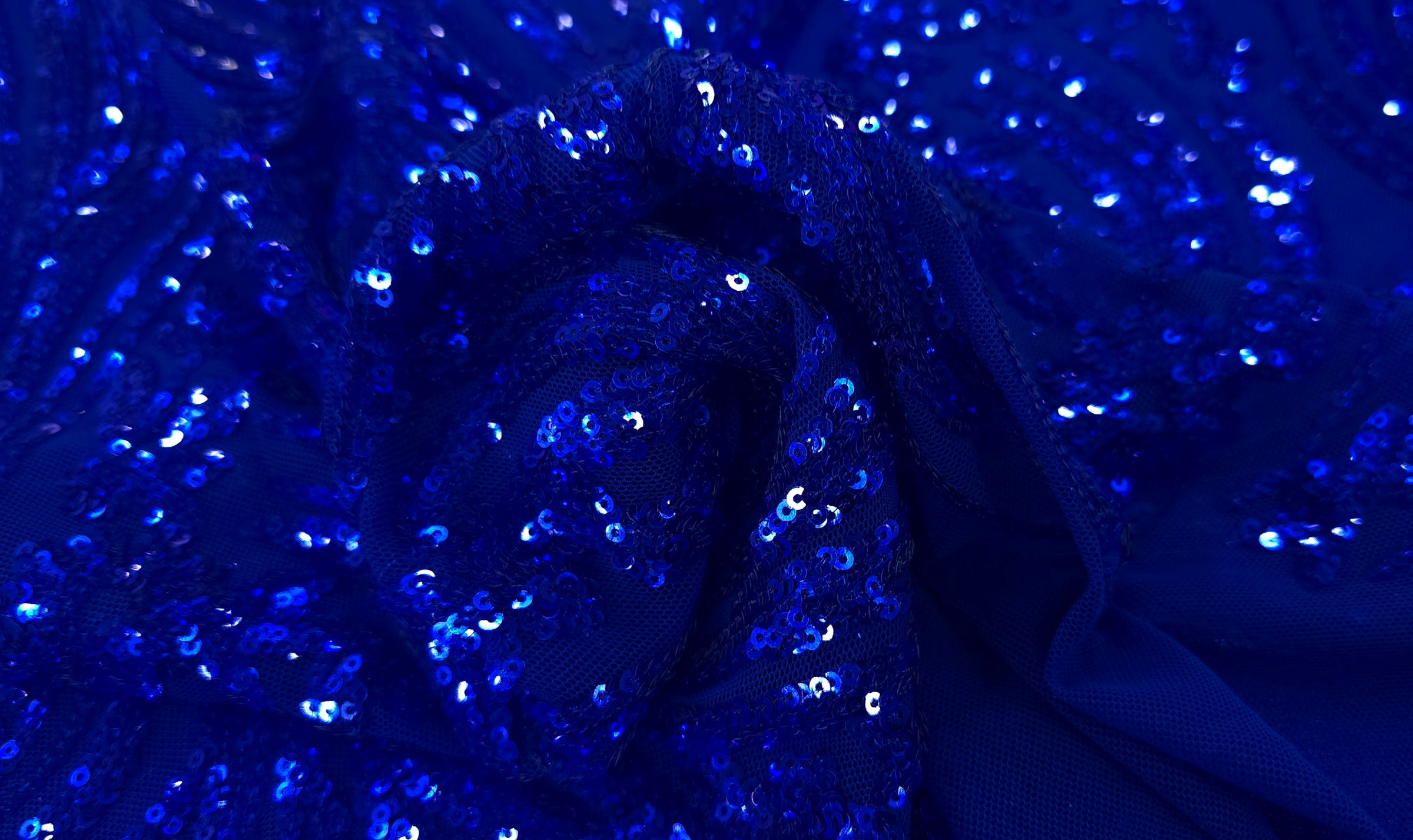 Sequinned Mesh Regal Royal