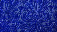 Sequinned Mesh Regal Royal