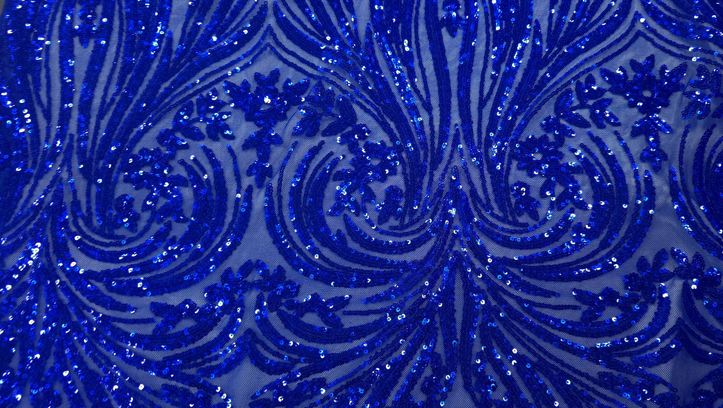 Sequinned Mesh Regal Royal