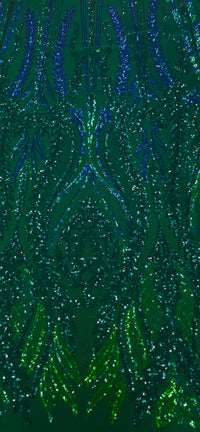 Sequinned Mesh Forest Dream