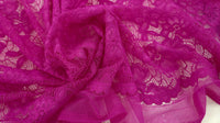 Heavy Weight Stretch Lace Raspberry Pink