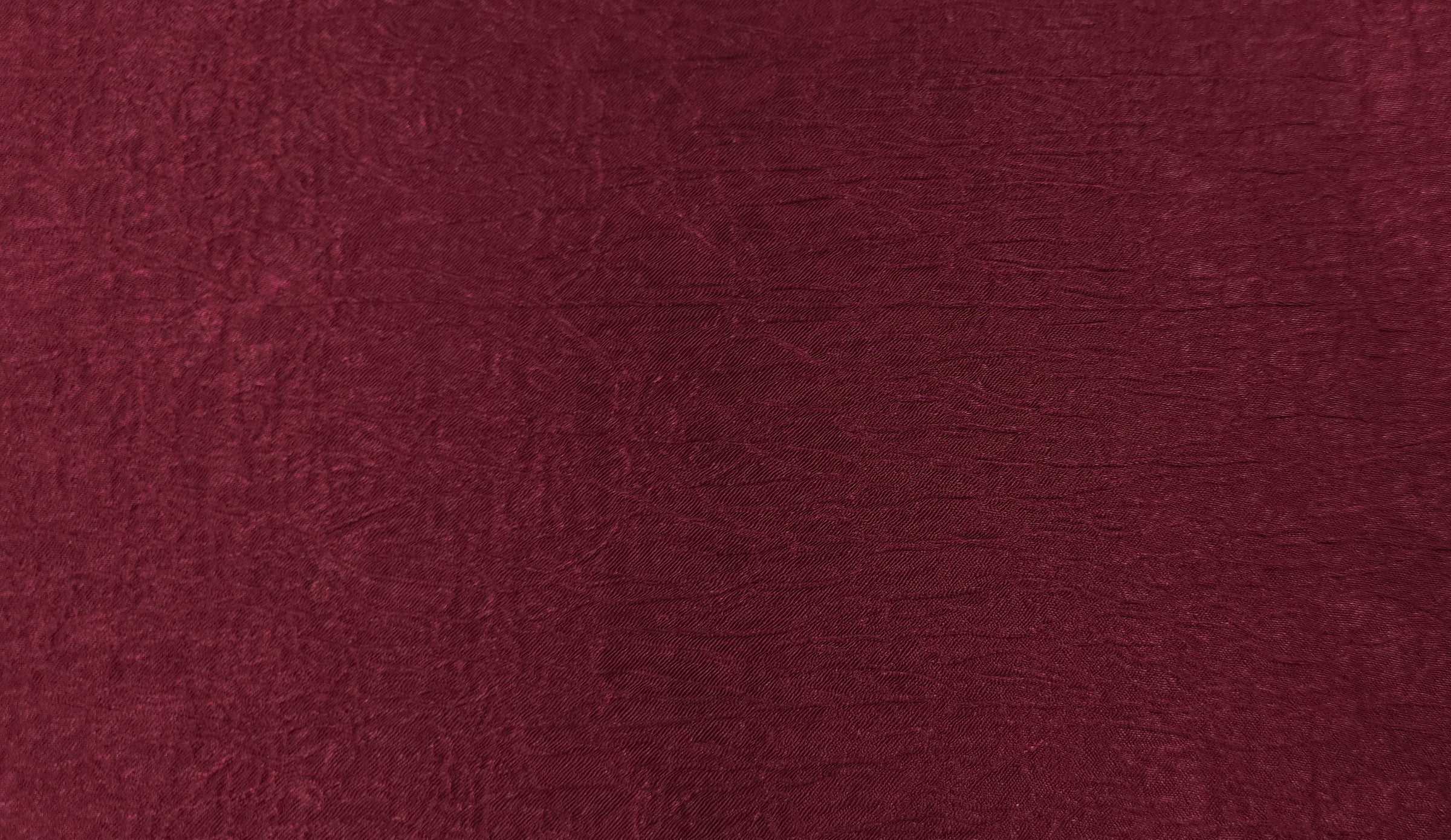 Textured Woven Stretch Polyester Shiny Burgundy
