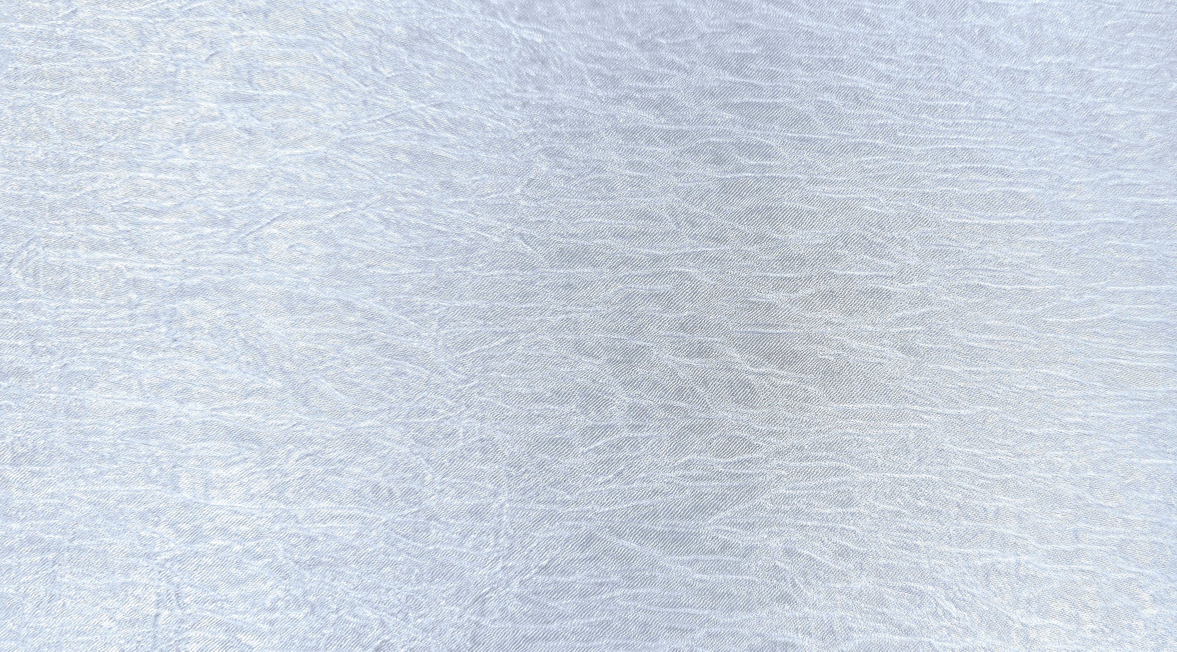 Textured Woven Stretch Polyester Optical White