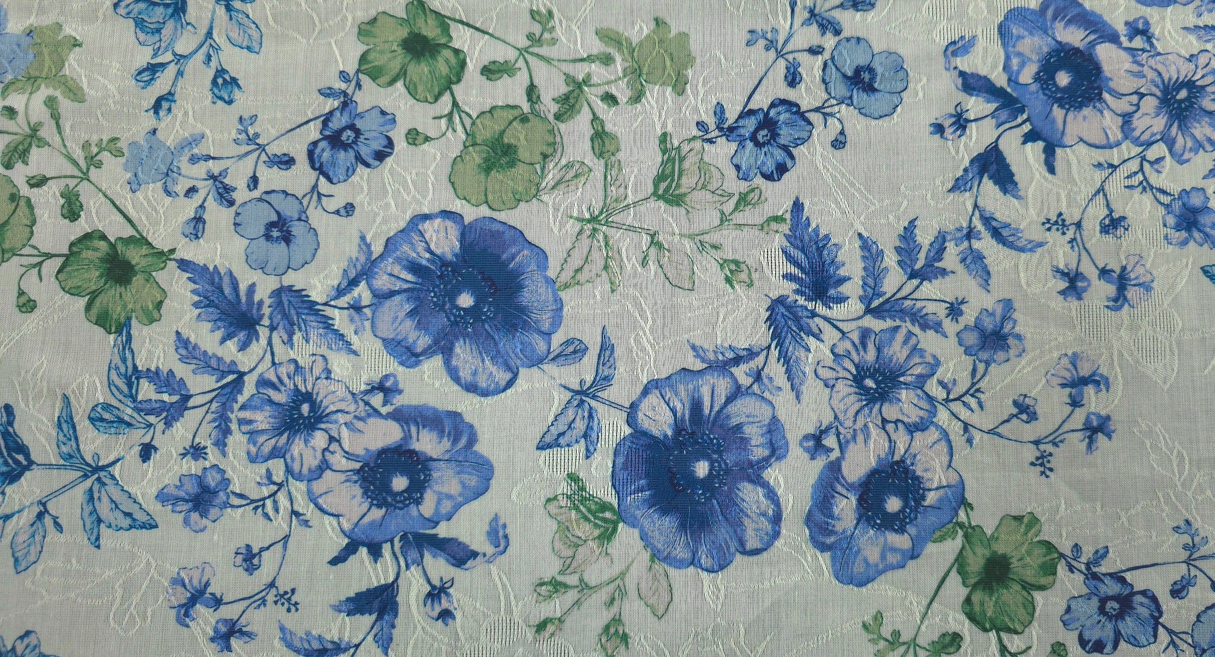 Printed Rayon Bluebell Melody