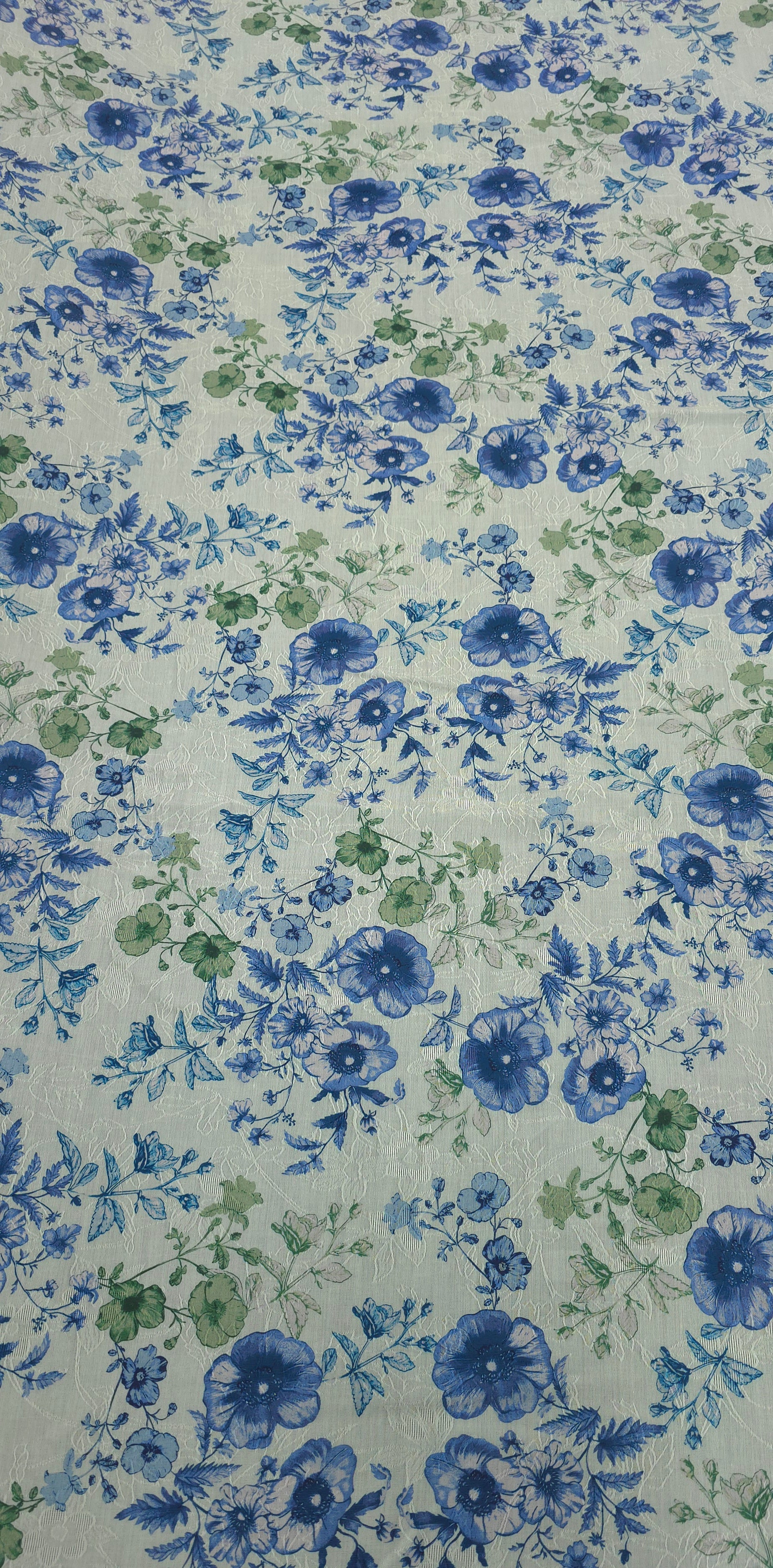 Printed Rayon Bluebell Melody