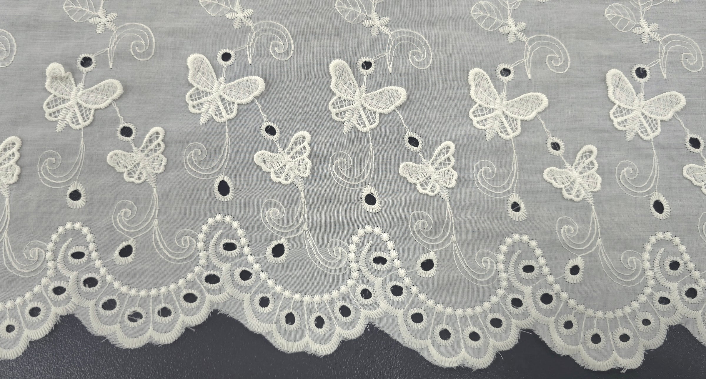 Embroidered Voile Butterfly Dream