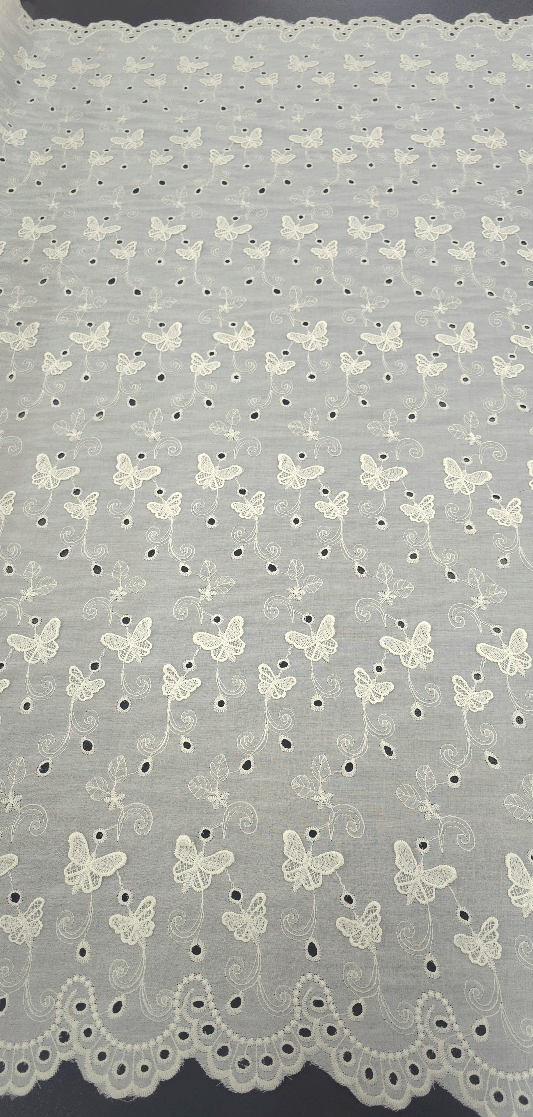 Embroidered Voile Butterfly Dream