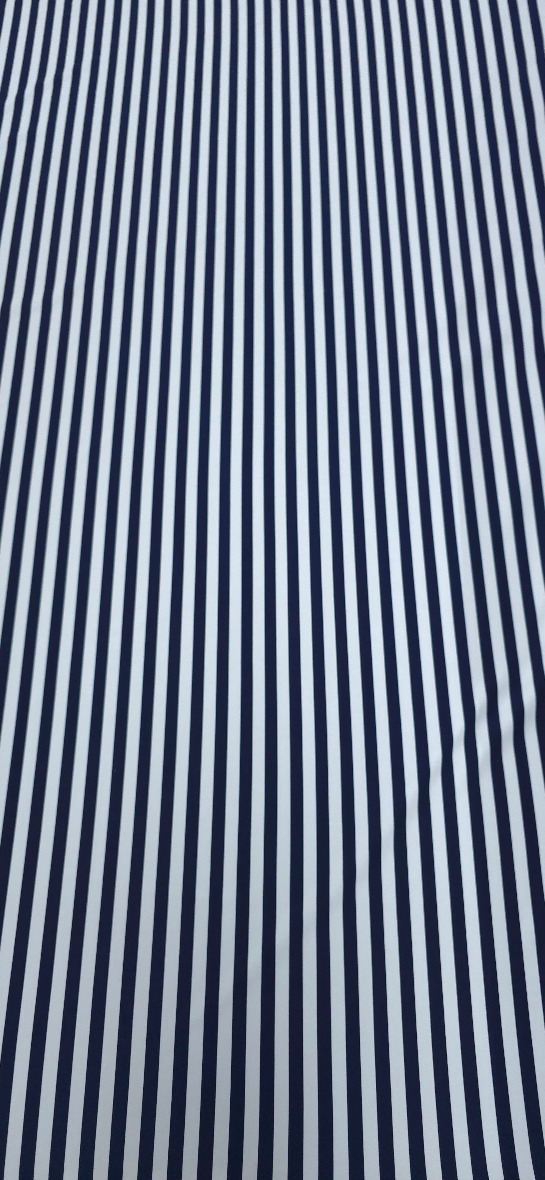 Polyamide Spandex Dark Navy Stripe