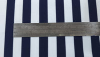 Polyamide Spandex Dark Navy Stripe