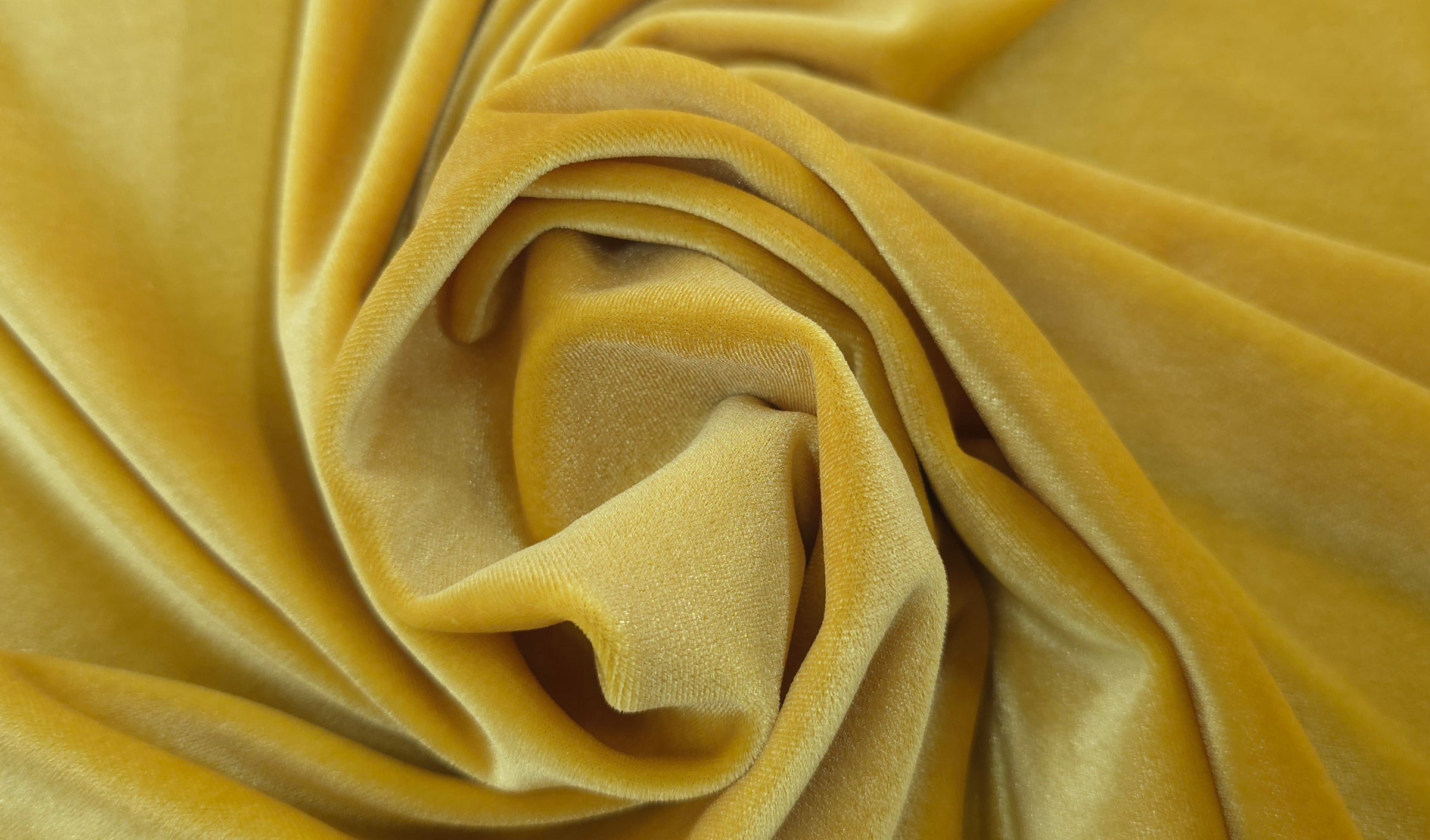 Stretch Velvet Gold