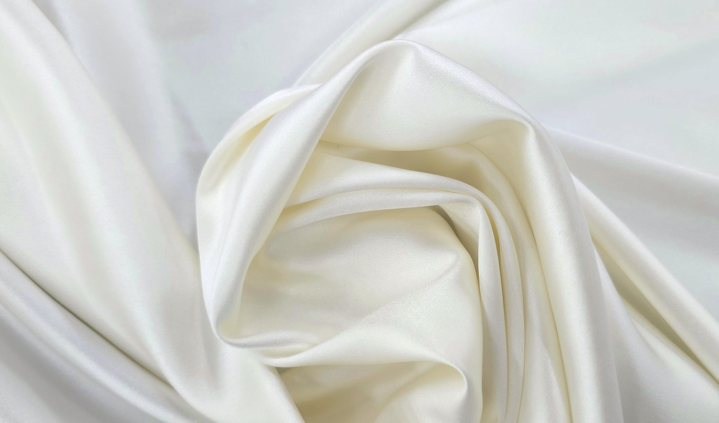 Bella Stretch Satin Ivory