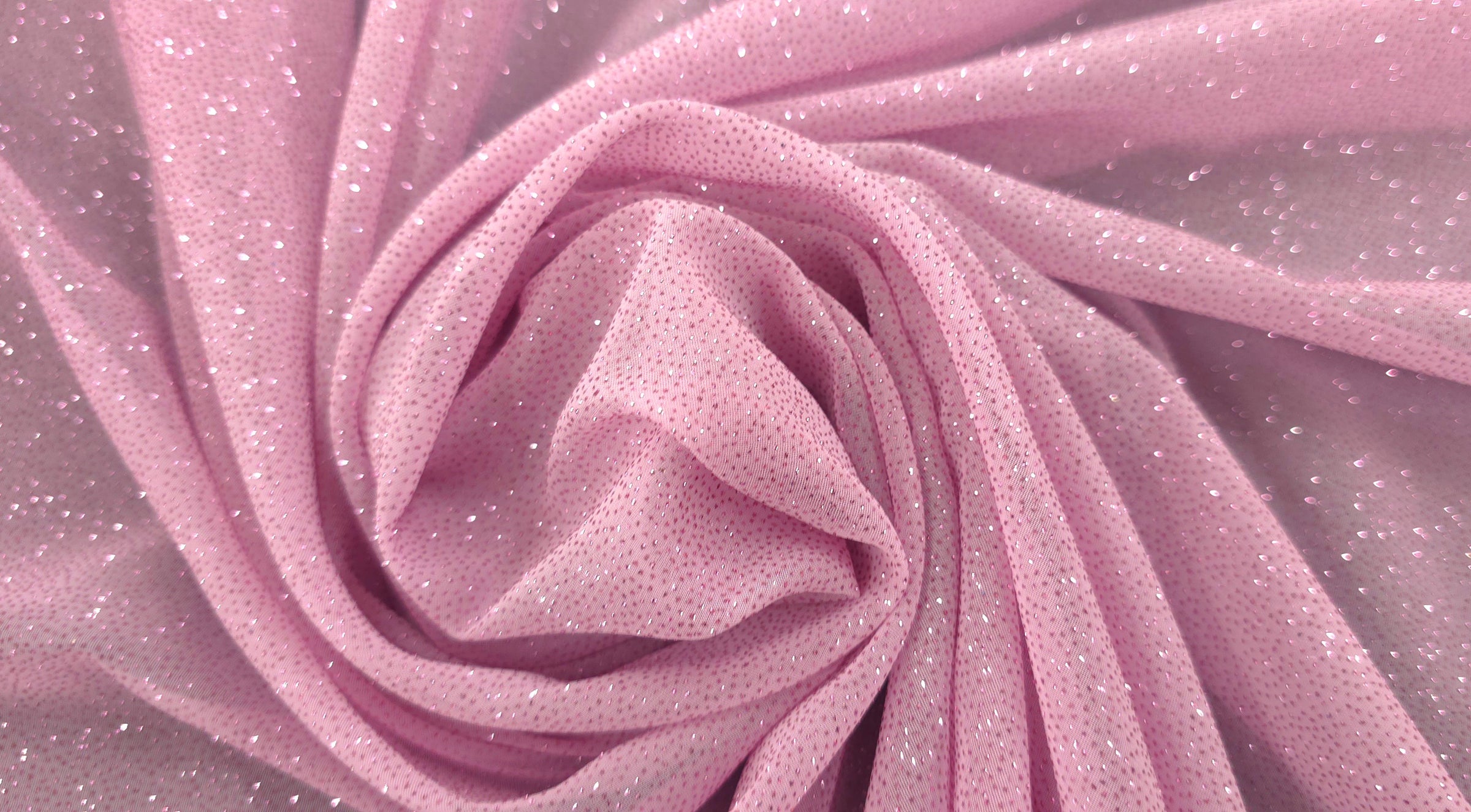 Glitter Chiffon Pink